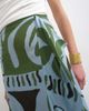 Topshop Topshop sarong maxi skirt in blue abstract leaf print - part of a set-Multi - 4