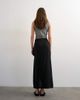 Topshop Topshop sarong wrap midaxi skirt in black - 3