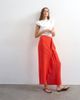 Topshop Topshop sarong wrap midi skirt in red - 3