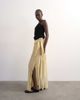Topshop Topshop sash tie full circle crinkle maxi skirt in natural-Neutral - 1