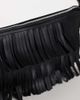 Topshop Topshop Sasha small fringe shoulder bag in black - 4