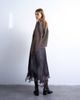 Topshop Topshop satin and lace mix handkerchief hem midi skirt in plum-Red - 2