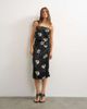 Topshop Topshop satin cami in floral print -part of a set-Black - 2
