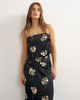 Topshop Topshop satin cami in floral print -part of a set-Black - 4