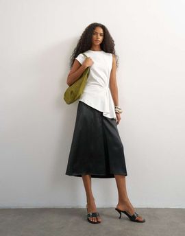 Topshop Topshop satin culotte in black