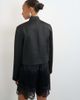 Topshop Topshop satin drummer boy jacket in black - 2