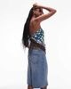 Topshop Topshop satin headcarf in gingham print-Multi - 2