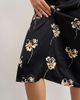 Topshop Topshop satin tailored 90s length skirt in floral print - part of a set-Black - 4