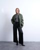 Topshop Topshop satin tie waist wide leg pant in black - 1