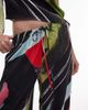 Topshop Topshop satin wide leg pants in scarf print-Multi - 2