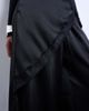 Topshop Topshop satin wraparound with lace wide leg pants in black - 2