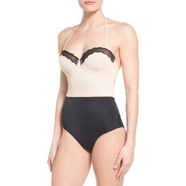 Topshop Topshop Scallop One-Piece Swimsuit