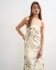 Topshop Topshop scarf bandeau top in black and ivory sketched floral - part of a set-White - 1