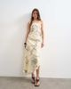 Topshop Topshop scarf bandeau top in black and ivory sketched floral - part of a set-White - 2