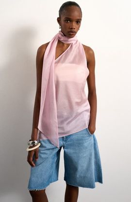Topshop Topshop Scarf Open Back Halter Top