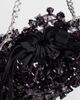 Topshop Topshop Scarlett small beaded shoulder bag in black - 3