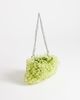Topshop Topshop Scarlett small beaded shoulder bag in green - 2