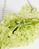 Topshop Topshop Scarlett small beaded shoulder bag in green - 3