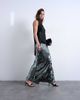 Topshop Topshop sequin column maxi skirt in silver - 4