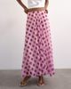 Topshop Topshop sheer full circle chiffon skirt in pink plaid - 4