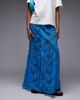 Topshop Topshop sheer lace maxi in teal-Blue - 3