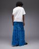 Topshop Topshop sheer lace maxi in teal-Blue - 4
