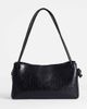 Topshop Topshop Shelby medium flat bowler in black - 1