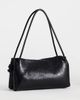 Topshop Topshop Shelby medium flat bowler in black - 4