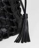 Topshop Topshop Shia medium woven shoulder bag in black - 2