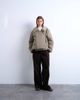 Topshop Topshop short tie waist puffer jacket in stone-Neutral - 2