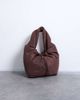 Topshop Topshop Sia ruched nylon shoulder bag in chocolate-Brown - 2