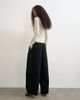 Topshop Topshop side buckle wide leg jeans in black - 3