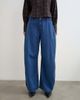 Topshop Topshop side pleat cocoon jean in rich blue - 3