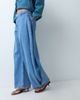Topshop Topshop side pleated cocoon jeans in bleach-Blue - 4
