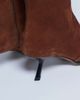 Topshop Topshop Sienna premium suede leather square toe mid heel boots in tan-Brown - 3