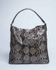 Topshop Topshop Sienna real leather shoulder bag in brown snake - 1