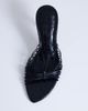 Topshop Topshop Simba strappy mule high sandals in black - 3
