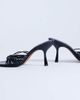 Topshop Topshop Simba strappy mule high sandals in black - 4