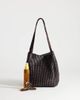 Topshop Topshop Singer weave shoulder bag in chocolate-Brown - 2