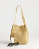 Topshop Topshop Singer weave shoulder bag in natural-Neutral - 2