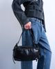 Topshop Topshop Siris medium buckle shoulder bag in black - 3