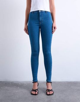 Topshop Topshop skinny high rise jeans in vintage blue