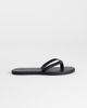 Topshop Topshop Sky real leather toe thong sandals in black - 2