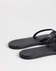 Topshop Topshop Sky real leather toe thong sandals in black - 4