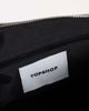 Topshop Topshop Skyler large angular shoulder bag in chocolate and black-Brown - 2