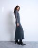 Topshop Topshop slash neck chiffon maxi dress in petrol-Blue - 4