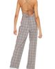 Topshop Topshop Sleeveless Check Stripe Jumpsuit - 2