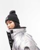 Topshop Topshop Sno Ski faux fur pom beanie in black - 2