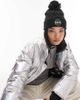 Topshop Topshop Sno Ski faux fur pom beanie in black - 4