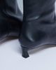Topshop Topshop Sophie Premium leather pointed toe knee high boots in black - 4